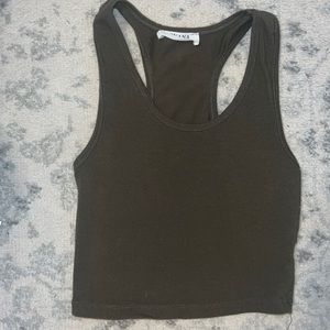 Green tank top